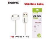 High Quality Original REMAX 30 Pin USB Data Cable for iPhone 4 4S Charging Cable for iPad 1 2 3 With Retail Packing