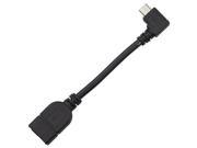 1PCS Left Right 90 degree Angled Right angled 90 degree Micro USB Host OTG Cable for Toshiba TG01 N810 on thego