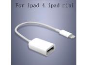 1Pcs USB OTG Micro USB Male To USB 2.0 Female OTG Cable Adapter Cord for iPad Mini for iPad 4 High Quality Fast
