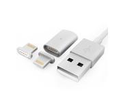 Metal Magnetic For Lightning USB Intelligent Cable Data Sync Charger Cord For iPhone 5S 6 6S Plus iPad Mini Air usb cable cables