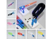 2pcs 3ft 1M Cute Smile Face LED Light Durable Micro USB Cable Charger Data Sync Cord For Samsung Galaxy S4 HTC LG Android phone