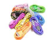 High quality 1 meter braided USB cable charger sync cable for the iPhone 4 4 s iPad 2