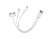 Usb Cable 30PIN 8PIN Universal 3 IN 1 Cables USB Charging Charger 20cm Cable For iPhone 4 4s 5 6 6s 6plus For Samsung Xiaomi