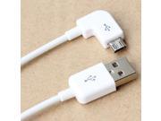 2m Left Angle 90 Degree Micro USB Male to USB Cable for Cell phone for micro usb cable
