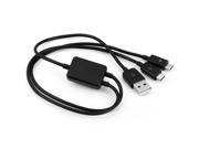 Mobile Phone Cables For Samsung HTC Xiaomi Sony Nokia LG GT 159 USB to Dual Micro USB Data Cables Transmission Charging