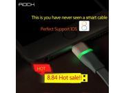 Rock Light Auto disconnect Data Cable Data Sync Cable USB Cable For iphone5 5s 6 Intelligent Control Chip 1 m LED Cable Blue