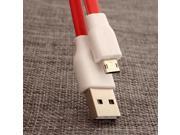 Redkirin Micro USB Cable Double Sided Side Face USB Data Sync Micro B for Samsung Galaxy S6 S6Edge For Xiaomi For Nokia