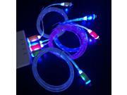 Hot Sale Fashion LED Light 8pin USB Data Sync Charging Charger Cable Cord Wire For iPhone6 5 5s iPod touch5 Cables