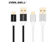 COOLSELL 1M Micro USB Cable Charging Data Sync Cord for iPhone4 4S Samsung galaxy S3 S6 HTC LG 2pcs lot Random send