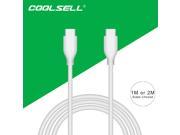COOLSELL Reversible 1 2M USB Type C to Type C Cable Fast Charging for Nexus 6P 5X Oneplus2 and Other Type C Devices