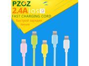 PZOZ For iphone Lighting Cable Original USB Cabel Adapter 2.4A Fast Charger For i6 iphone 6 s plus i5 iphone 5 5s ipad air ios 9