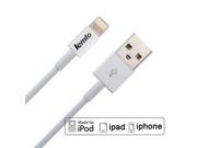 3ft 1m 8 Pin USB Cable Cord For iPhone 6 6s 6 plus 6s plus for iPhone 5 5S White Simple Design Sync Data Charger Cables
