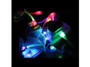 Smile Face Heart LED Light Micro USB Cable Sync Data Charger Charging Cord Wire Cable For iPhone 4 4S iPod Touch 4 Nano 6