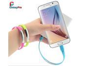 Mobile Phone Cables For Android Universal Bracelet Micro USB Cable Charger Cata Sync Cable For Samsung S3 S4 S6 Note 2 4 HTC
