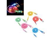 Micro USB Cable LED Light Mobile Phone Charging Cable Data Sync Adapter Charger Cable For HTC LG Samsung S3 S4 Android