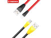 Remax Lighting Micro USB Mobile Phone Cable Data Cable Charge Cable Fast Charge Cable 2.1A 1M For iOS Android Phone Alien Design