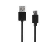 D9ELEMENT 1M Reversible Data Charging Micro USB Cable for Samsung HTC Black