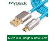 MyGeek Micro usb Cable for Samsung galaxy S7 HTC MEIZU SONY Android 3m 2m Fast Charge wire Microusb Nylon Mini USB Charger Cable