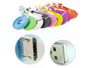 1 M flat Micro USB Cable 2.0 Data sync Charger cable for Samsung galaxy i9300 i9500 SM S4 S3 Huawei