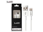 LaiXi LEMFO MFI Certified Micro USB Cable Data Charging USB Cable 1M Fast Charging For iPhone 5S 6 6S iOS 7 8 9 iPod iPad LX708