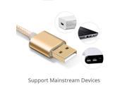 The original Micro USB cable nylon thread and metal fittings for iPhone6 case Android phones cell phone charging connector