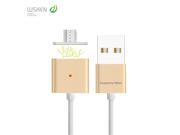 Original WSKEN Magnetic USB Cable Double Metal Micro USB Adapter Charging Charger Cable For Xiaomi LG Android V8 Phone Universal