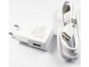 Quality Kit EU US Travel Charger micro USB 3.0 charge charging Cable For Samsung Galaxy Note 3 III note3 S5 I9600