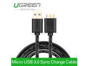 Ugreen USB 3.0 Micro Cable Data Fast Charger Cable Adapter Mobile Phone Cable For Samsung Note3 S5 HD