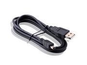 length 75cm Best Black USB 2.0 A Male to Mini 5 Pin B Data Charging Cable Cord Adapter DS