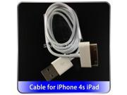 30 Pin USB Cable Charger for iPhone 4s High Quality 1 Data Sync Charge Dock to Charger Cable for iPhone 4 3G 3S iPad 3 2