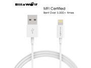BlitzWolf MFI Certified 3.33ft 1m Sync Charge Micro USB Cable Charger Data Charging Cable For Apple For iPhone 6 6Plus 5 5S