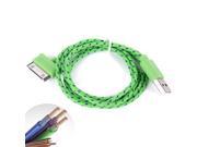 Nylon Netting 2m 30 Pin USB Data charger Cable adapter cabo kabel for Apple iPhone 4 4S iPad 2 3 iPod envio gratis