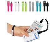 Micro USB Cable Bracelet Data Charging Line Wristband For Android Cellphone