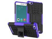 For Red mi 3 Phone Cases Tyre Pattern Hybrid PC TPU Kickstand Case for Xiaomi Redmi 3 mobile phone bag purple