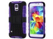 Rugged TPU Plastic Hybrid Heavy Duty Armor Phone Case For Samsung Galaxy S5 Hard Shock Proof Back Cover S5 purple