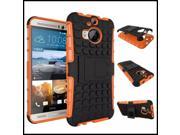 For HTC One M9 Cover Shell Mobile Accessory Hybird Stand Protective Wallet Tyre PC Bag For HTC One M9 Plus M9 Phone Case orange