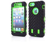 Tyre Robot Triple Shockproof Rugged Hybrid Phone Case for Apple iPhone 5C Anti knock Accessories Back Cover green