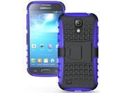New Hybrid Impact Armor Rugged Phone Cases Hard Stand Holder Case Cover For Samsung Galaxy S4 Mini purple