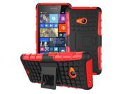 Shimizu case Unique Hybrid Cool Back Cases For Nokia Lumia Microsoft 535 N535 phone cases Car Tyre Skin Stand Holder Frame red