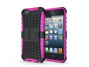 For Apple iPod Touch 5 6 Case Cute 3D Smart Armor Tire Texture with Phone Case for iPod Touch 5 6 Back Cover silicone pink