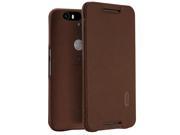 for Huawei Nexus 6P Leather Cases LENUO Ledream Series Leather Case for Huawei Nexus 6P with Card Slot coffee