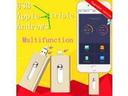 real capacity mobile phone for apple Mobile phone usb flash drive flat twin plug OTG Mobile U disk Android General 16GB
