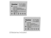 Kastar Battery 2 Pack for Canon NB 4L CB 2LV and Canon PowerShot SD30 SD400 SD430 SD450 SD750 SD780 IS SD960 IS SD1100 IS SD1400 IS TX1 ELPH 310 HS