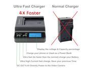 Kastar Ultra Fast Charger 4X faster Kit for Sony NP F975 NP F970 NP F960 NP F950 and DCR VX2100 HDR AX2000 HDR FX7 HDR FX1000 HVR HD1000U HVR Z7U HXR