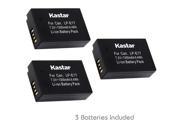 Kastar Battery 3 Pack for Canon LP E17 Battery LC E17 LC E17C Charger and Canon EOS M3 EOS Rebel T6i EOS Rebel T6s EOS 750D EOS 760D EOS 8000D Kiss X8i