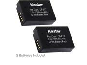 Kastar Battery 2 Pack for Canon LP E17 Battery LC E17 LC E17C Charger and Canon EOS M3 EOS Rebel T6i EOS Rebel T6s EOS 750D EOS 760D EOS 8000D Kiss X8i