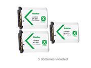 Kastar Battery 3 Pack for Sony NP BX1 and Sony Cyber shot DSC HX50V DSC HX300 DSC RX1 DSC RX100 DSC WX300 HDR AS10 HDR AS15 HDR AS30V HDR AS100V HDR C