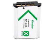 Kastar Battery 1 Pack for Sony NP BX1 and Sony Cyber shot DSC HX50V DSC HX300 DSC RX1 DSC RX100 DSC WX300 HDR AS10 HDR AS15 HDR AS30V HDR AS100V HDR C