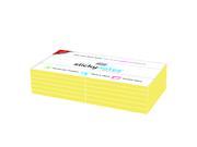 Slickynotes® 3 x 3 in Yellow 12 Pads 95 Sheets Glue Free Sticky Notes! Made in the USA.