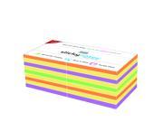 Slickynotes® 3 x 3 in Assorted 18 Pads 95 sheets each Glue Free Sticky notes! Made in the USA.